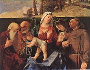 LOTTO, Lorenzo Madonna and Child with Saints china oil painting reproduction